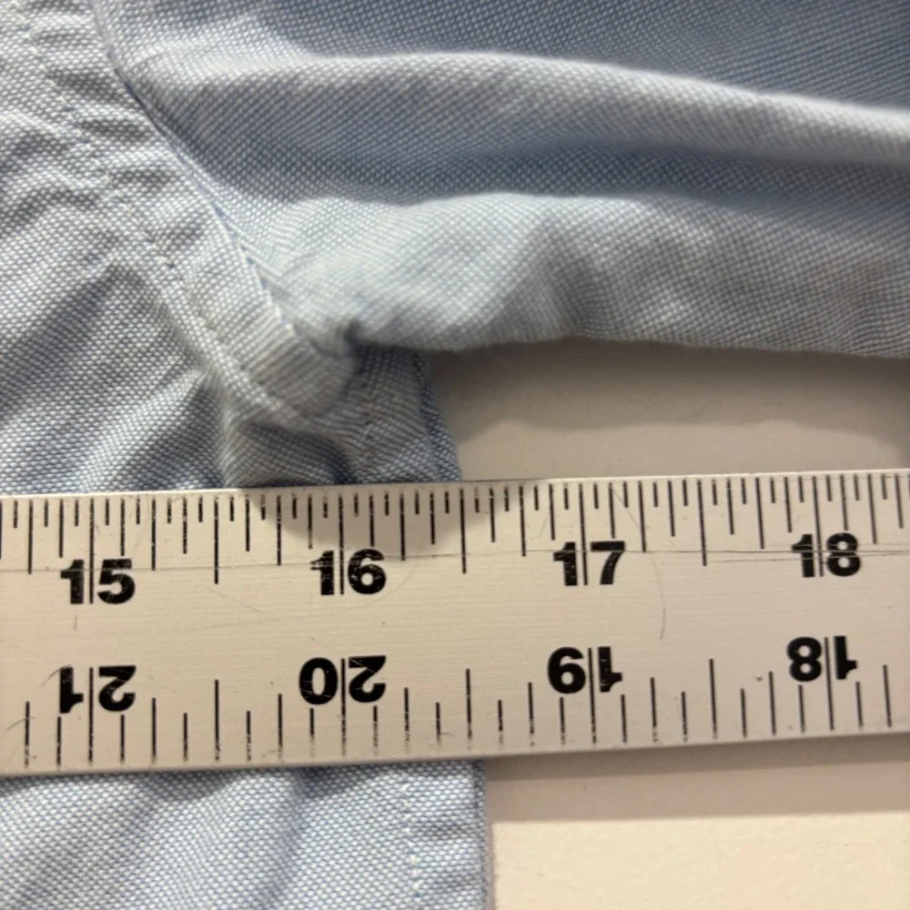 Vineyard Vines Boys Light Blue Whale Shirt Oxford Button Down Size M 12-14